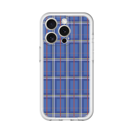 スリムプロテクションプレミアムケース［ Tartan Check - Blue ］