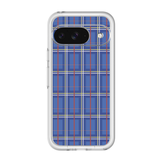 スリムプロテクションプレミアムケース［ Tartan Check - Blue ］