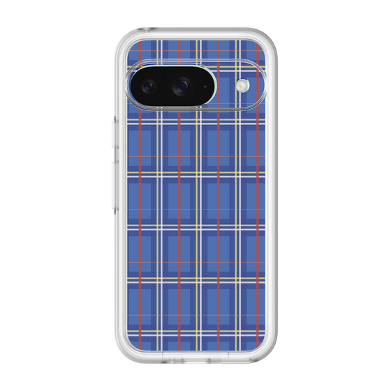 スリムプロテクションプレミアムケース［ Tartan Check - Blue ］