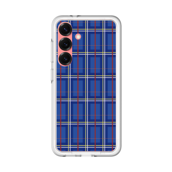 スリムプロテクションプレミアムケース［ Tartan Check - Blue ］