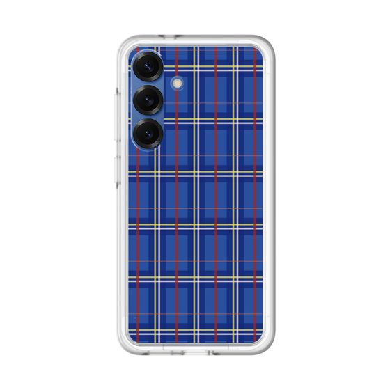 スリムプロテクションプレミアムケース［ Tartan Check - Blue ］
