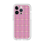 スリムプロテクションプレミアムケース［ Tartan Check - Pink ］