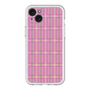 スリムプロテクションプレミアムケース［ Tartan Check - Pink ］