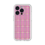 スリムプロテクションプレミアムケース［ Tartan Check - Pink ］