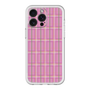スリムプロテクションプレミアムケース［ Tartan Check - Pink ］