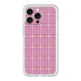 スリムプロテクションプレミアムケース［ Tartan Check - Pink ］