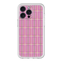 スリムプロテクションプレミアムケース［ Tartan Check - Pink ］