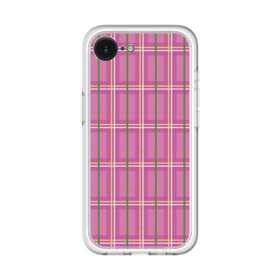 スリムプロテクションプレミアムケース［ Tartan Check - Pink ］