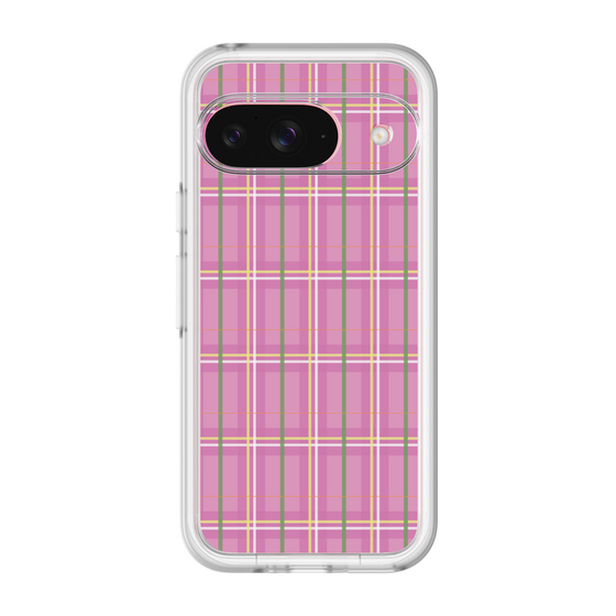 スリムプロテクションプレミアムケース［ Tartan Check - Pink ］