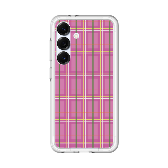 スリムプロテクションプレミアムケース［ Tartan Check - Pink ］