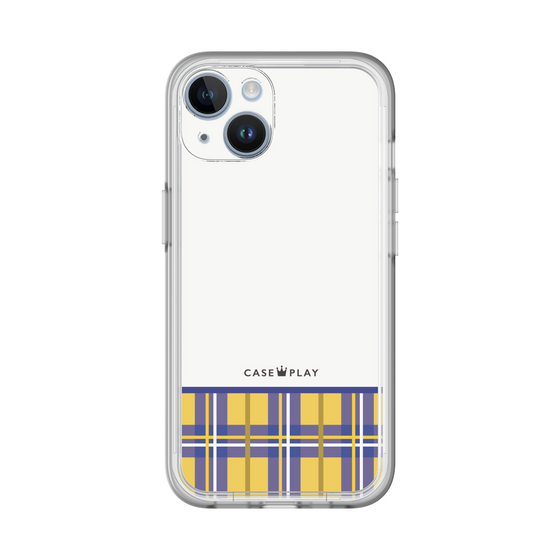 スリムプロテクションプレミアムケース［ CASEPLAY Tartan Check - Yellow ］