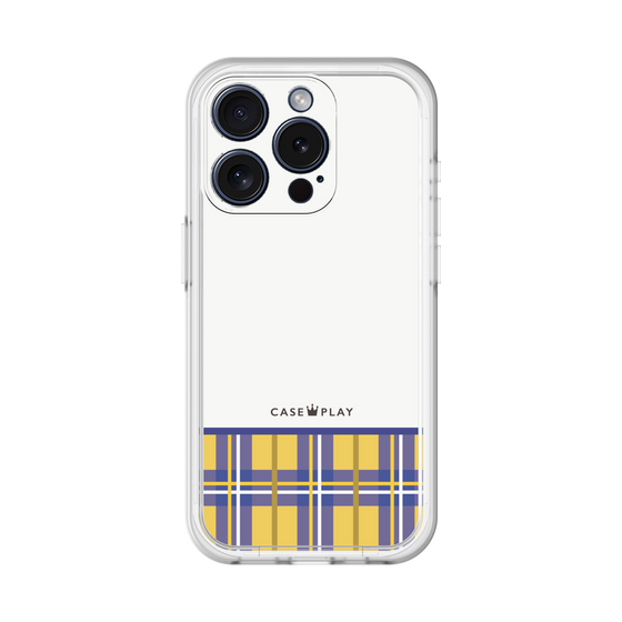 スリムプロテクションプレミアムケース［ CASEPLAY Tartan Check - Yellow ］