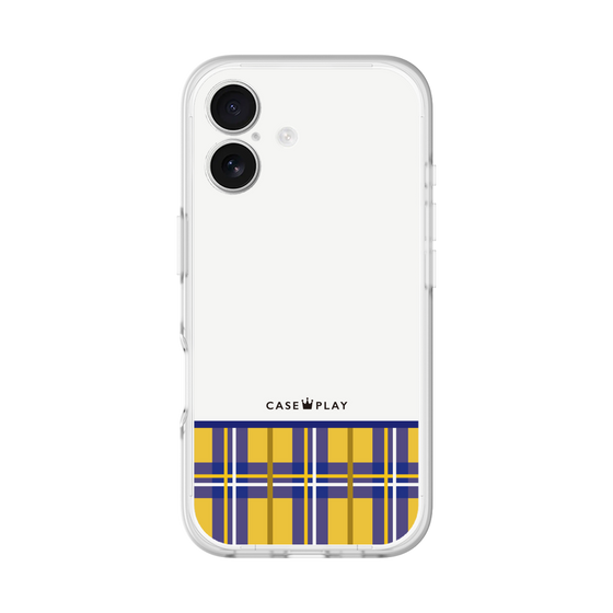 スリムプロテクションプレミアムケース［ CASEPLAY Tartan Check - Yellow ］