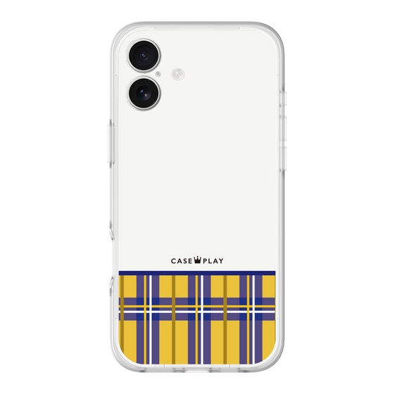 スリムプロテクションプレミアムケース［ CASEPLAY Tartan Check - Yellow ］