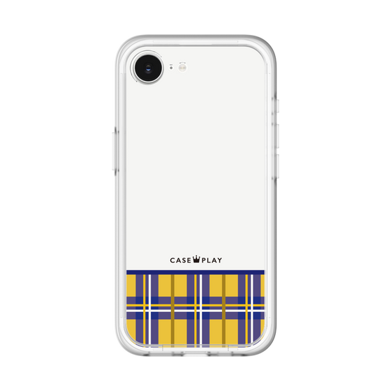 スリムプロテクションプレミアムケース［ CASEPLAY Tartan Check - Yellow ］