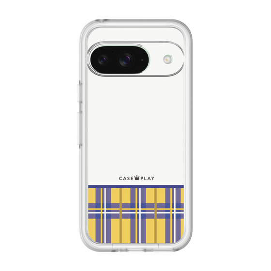 スリムプロテクションプレミアムケース［ CASEPLAY Tartan Check - Yellow ］