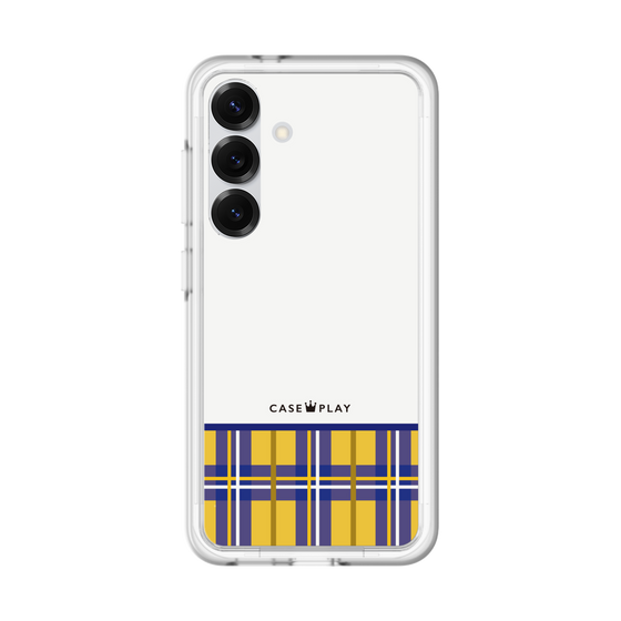 スリムプロテクションプレミアムケース［ CASEPLAY Tartan Check - Yellow ］