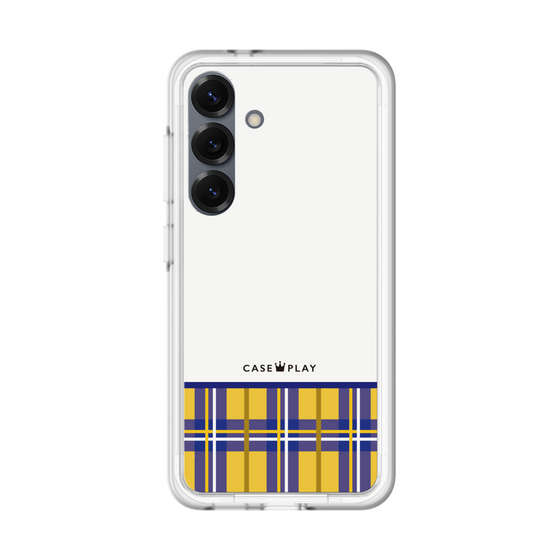 スリムプロテクションプレミアムケース［ CASEPLAY Tartan Check - Yellow ］