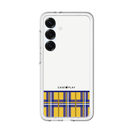 スリムプロテクションプレミアムケース［ CASEPLAY Tartan Check - Yellow ］