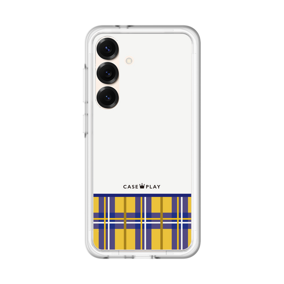 スリムプロテクションプレミアムケース［ CASEPLAY Tartan Check - Yellow ］
