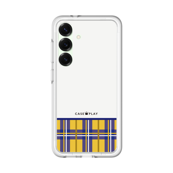 スリムプロテクションプレミアムケース［ CASEPLAY Tartan Check - Yellow ］
