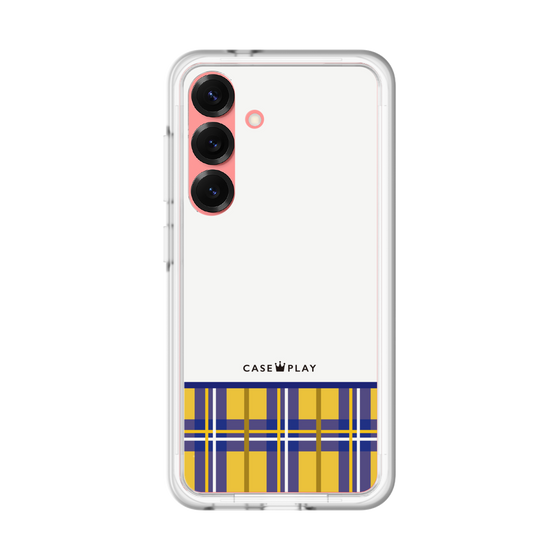 スリムプロテクションプレミアムケース［ CASEPLAY Tartan Check - Yellow ］