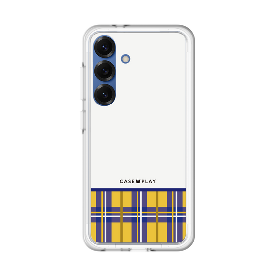 スリムプロテクションプレミアムケース［ CASEPLAY Tartan Check - Yellow ］