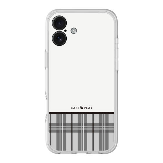 分離ケース［ CASEPLAY Tartan Check - Gray ］