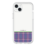 スリムプロテクションプレミアムケース［ CASEPLAY Tartan Check - Purple ］