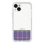 スリムプロテクションプレミアムケース［ CASEPLAY Tartan Check - Purple ］
