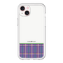 スリムプロテクションプレミアムケース［ CASEPLAY Tartan Check - Purple ］
