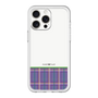 スリムプロテクションプレミアムケース［ CASEPLAY Tartan Check - Purple ］
