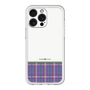 スリムプロテクションプレミアムケース［ CASEPLAY Tartan Check - Purple ］