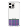 スリムプロテクションプレミアムケース［ CASEPLAY Tartan Check - Purple ］