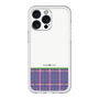 スリムプロテクションプレミアムケース［ CASEPLAY Tartan Check - Purple ］