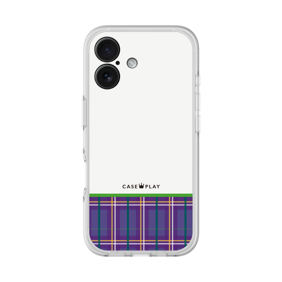 分離ケース［ CASEPLAY Tartan Check - Purple ］