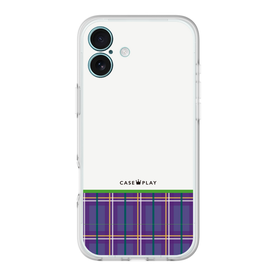 分離ケース［ CASEPLAY Tartan Check - Purple ］