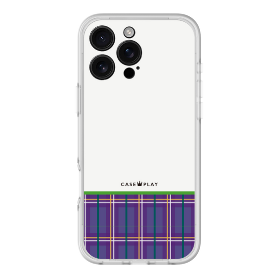 分離ケース［ CASEPLAY Tartan Check - Purple ］