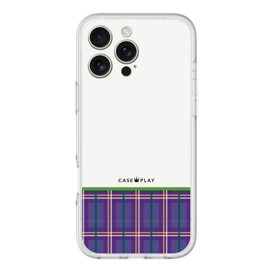 分離ケース［ CASEPLAY Tartan Check - Purple ］