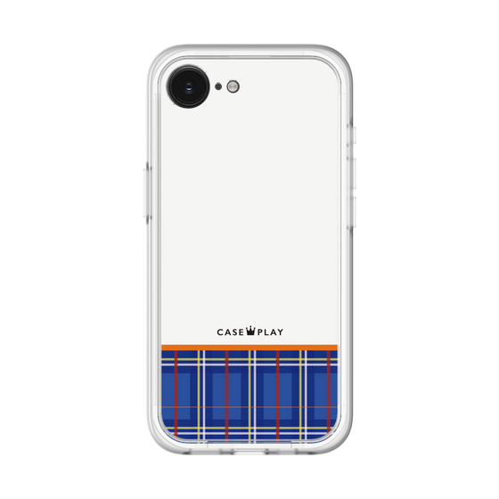 スリムプロテクションプレミアムケース［ CASEPLAY Tartan Check - Blue ］