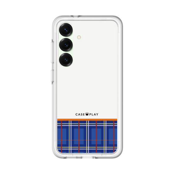 スリムプロテクションプレミアムケース［ CASEPLAY Tartan Check - Blue ］