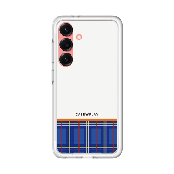 スリムプロテクションプレミアムケース［ CASEPLAY Tartan Check - Blue ］