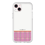 スリムプロテクションプレミアムケース［ CASEPLAY Tartan Check - Pink ］