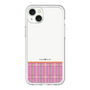 スリムプロテクションプレミアムケース［ CASEPLAY Tartan Check - Pink ］