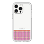 スリムプロテクションプレミアムケース［ CASEPLAY Tartan Check - Pink ］