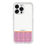 スリムプロテクションプレミアムケース［ CASEPLAY Tartan Check - Pink ］
