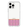 スリムプロテクションプレミアムケース［ CASEPLAY Tartan Check - Pink ］