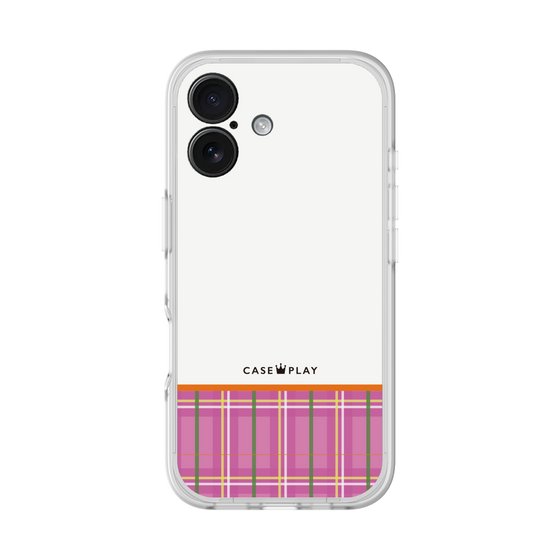 分離ケース［ CASEPLAY Tartan Check - Pink ］