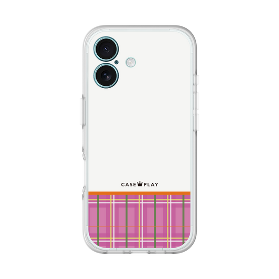 分離ケース［ CASEPLAY Tartan Check - Pink ］