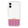 スリムプロテクションプレミアムケース［ CASEPLAY Tartan Check - Pink ］